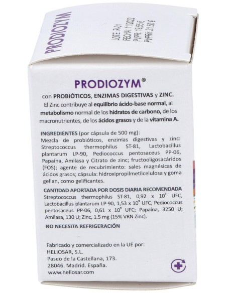 Heliosar Prodiozym 30Caps