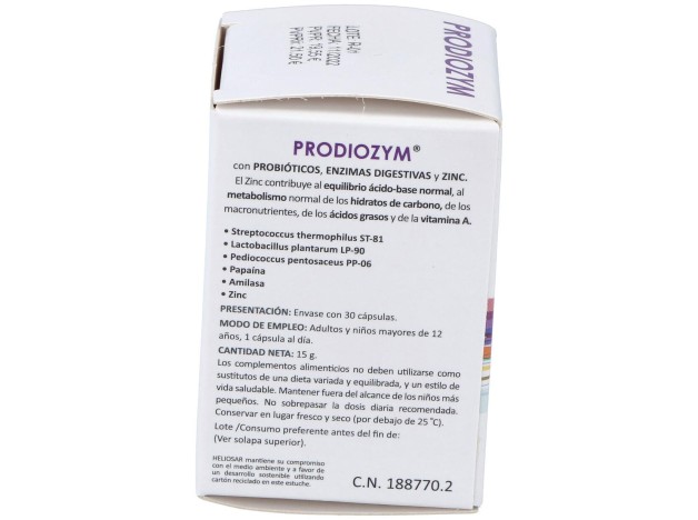 Heliosar Prodiozym 30Caps