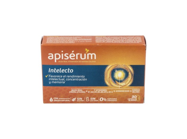 Apisérum Intelecto Cápsulas, 30 Cápsulas
