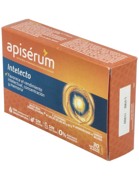 Apisérum Intelecto Cápsulas, 30 Cápsulas