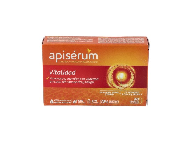 Apisérum Vitalidad, 30 Cápsulas