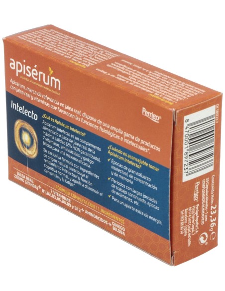 Apisérum Intelecto Cápsulas, 30 Cápsulas