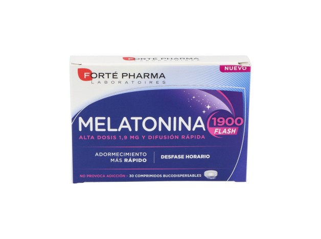 Melatonina 1900 Flash Adormecimiento Más Rápido...