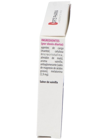 Melatonina 1900 Flash Adormecimiento Más Rápido 30 Comprimidos