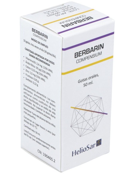 Heliosar Berbarin Compensium Gotas 50Ml