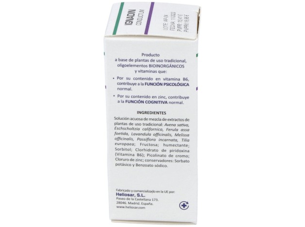 Heliosar Ignadin Conductum Gotas 50Ml
