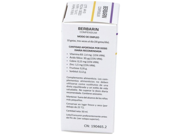 Heliosar Berbarin Compensium Gotas 50Ml