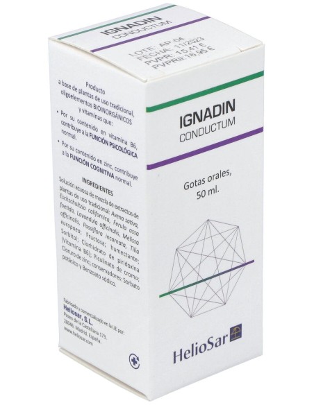 Heliosar Ignadin Conductum Gotas 50Ml
