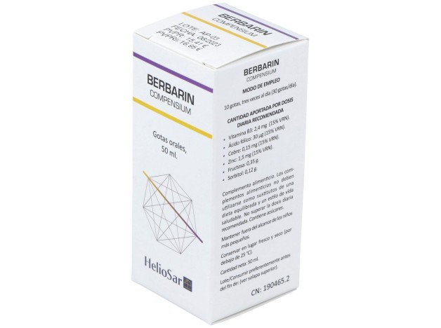 Heliosar Berbarin Compensium Gotas 50Ml
