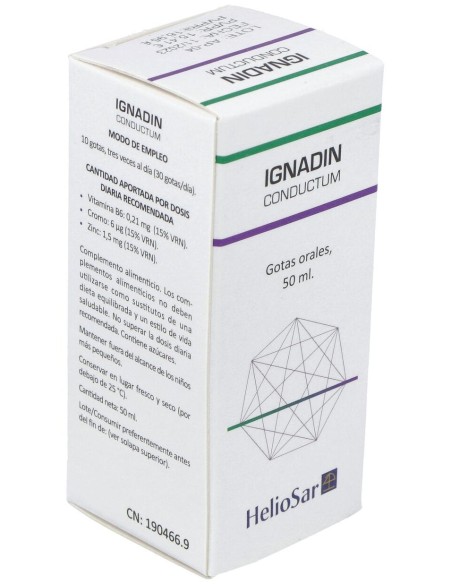 Heliosar Ignadin Conductum Gotas 50Ml