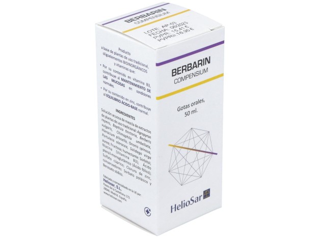 Heliosar Berbarin Compensium Gotas 50Ml