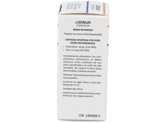 Heliosar Lidinur Cordinium Gotas 50Ml