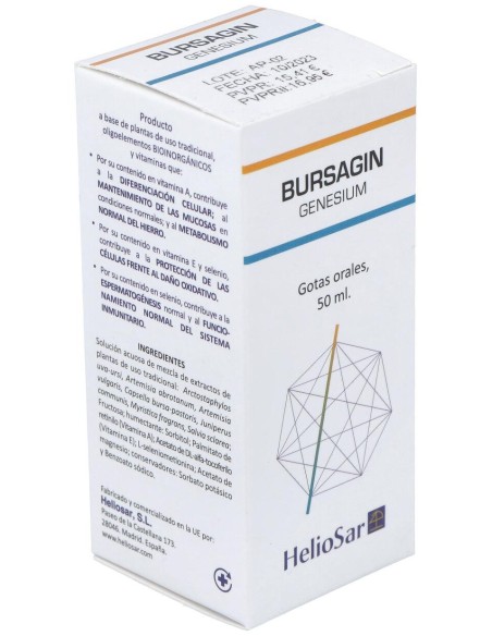 Heliosar Bursagin Genesium Gotas 50Ml