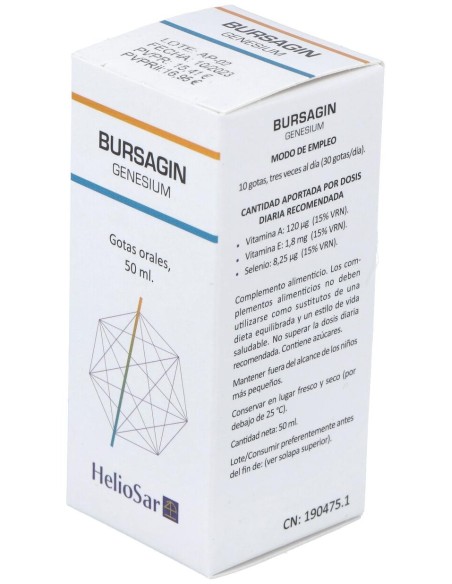Heliosar Bursagin Genesium Gotas 50Ml