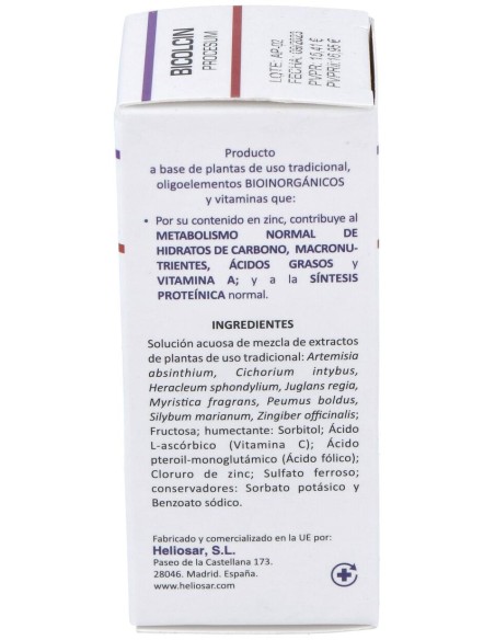 Heliosar Bicolcin Procesum Solucion Oral 50Ml