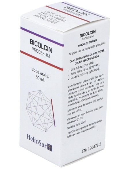Heliosar Bicolcin Procesum Solucion Oral 50Ml