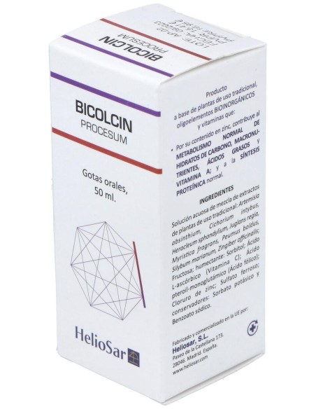 Heliosar Bicolcin Procesum Solucion Oral 50Ml
