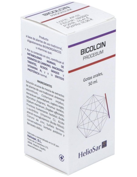 Heliosar Bicolcin Procesum Solucion Oral 50Ml