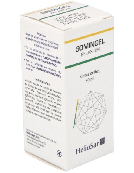 Somingel Relaxium Solucion Oral 50 Ml