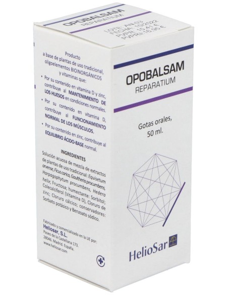 Heliosar Opobalsam Reparatium Gotas 50Ml