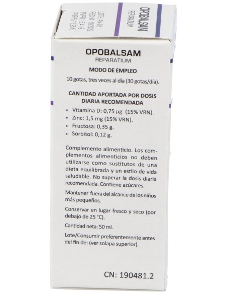 Heliosar Opobalsam Reparatium Gotas 50Ml