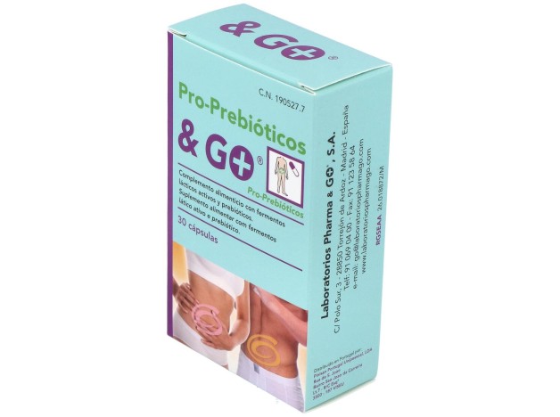 Prebióticos Probióticos%26Go, 30 Cápsulas