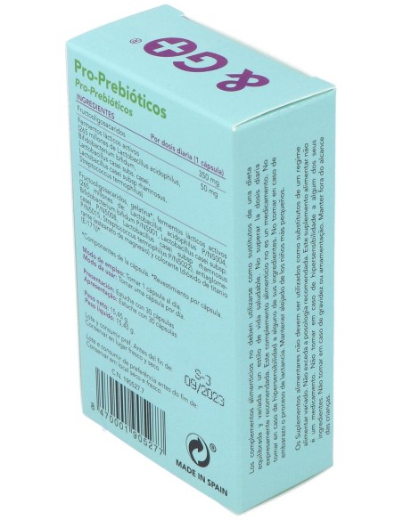 Prebióticos Probióticos%26Go, 30 Cápsulas