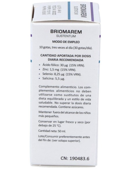 Heliosar Briomarem Sustentum Gotas Oral 50Ml