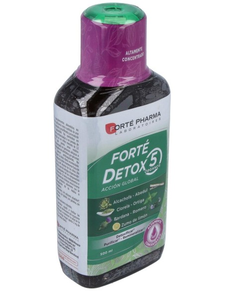 Forté Detox 5 Órganos Acción Global 500 Ml