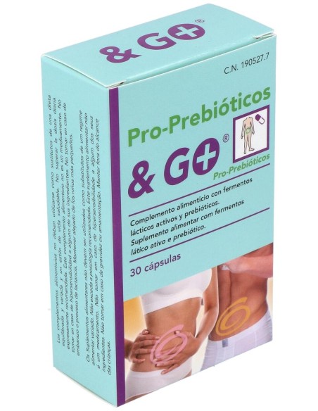 Prebióticos Probióticos%26Go, 30 Cápsulas