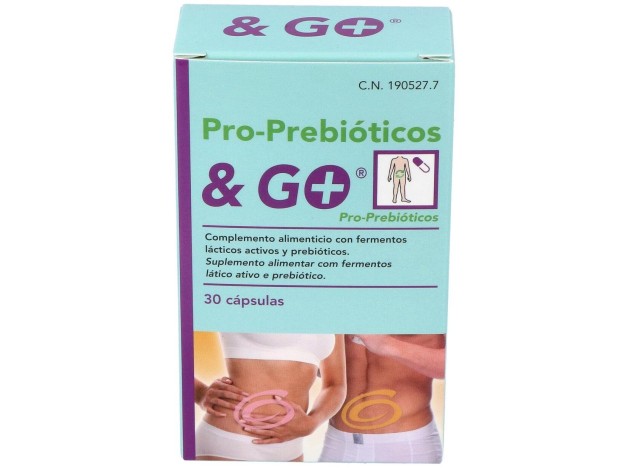 Prebióticos Probióticos%26Go, 30 Cápsulas