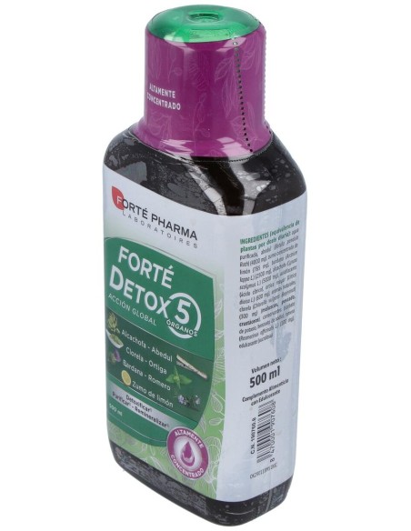 Forté Detox 5 Órganos Acción Global 500 Ml
