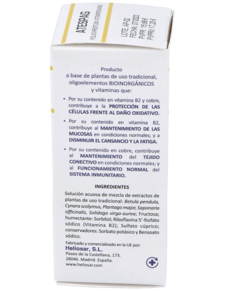 Atespag Polichrestum Atemperans 50Ml.