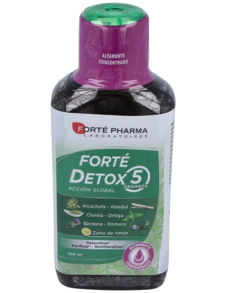Forté Detox 5 Órganos Acción Global 500 Ml