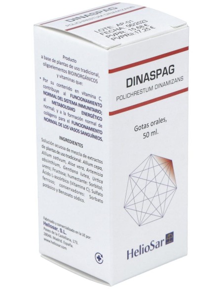 Heliosar Dinaspag Polichrestum Dinamizans Gotas 50Ml