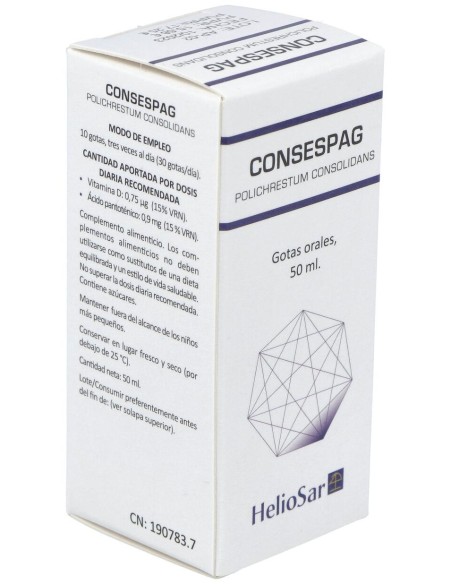 Heliosar Consespagr Polichrestum Consolidans Solucion Oral Grotas 50 Ml