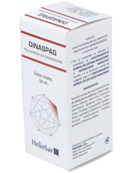 Heliosar Dinaspag Polichrestum Dinamizans Gotas 50Ml
