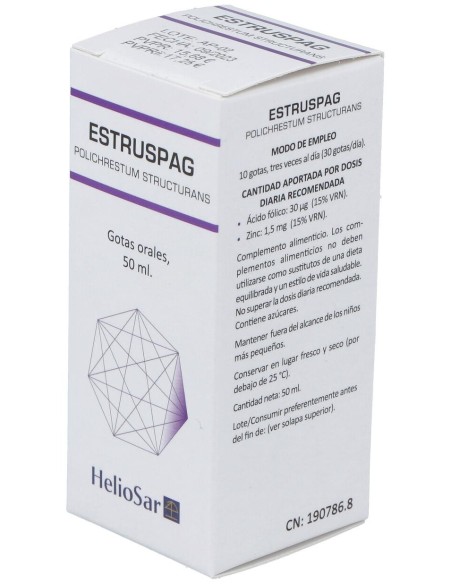 Heliosar Estruspag Polichrestum Structurans Solución Oral 50Ml