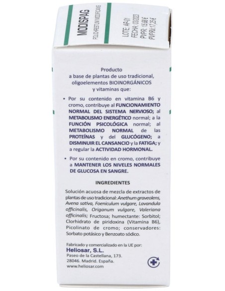 Heliosar Modispag Polichrestum Modificans 50 Ml