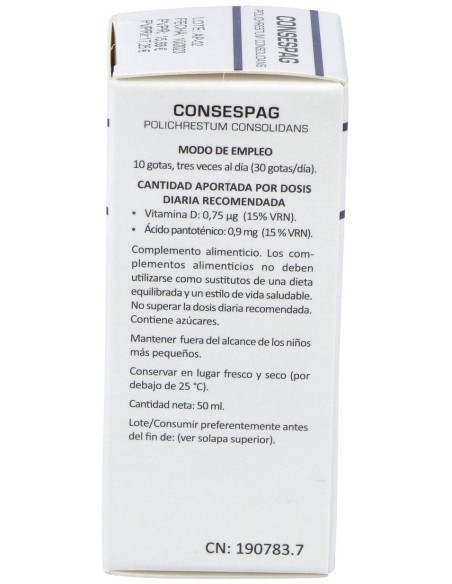 Heliosar Consespagr Polichrestum Consolidans Solucion Oral Grotas 50 Ml