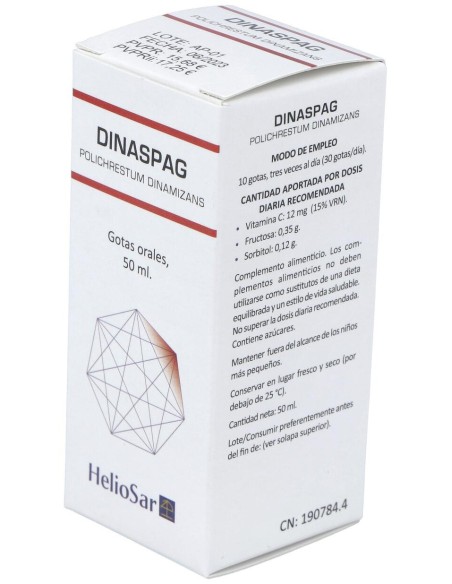 Heliosar Dinaspag Polichrestum Dinamizans Gotas 50Ml