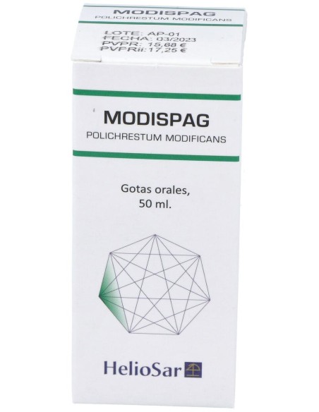 Heliosar Modispag Polichrestum Modificans 50 Ml