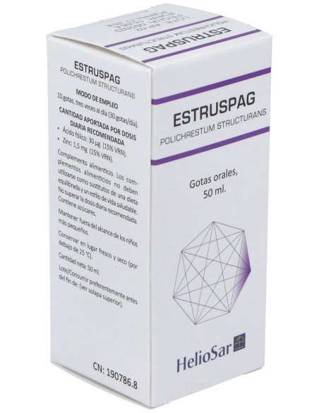 Heliosar Estruspag Polichrestum Structurans Solución Oral 50Ml