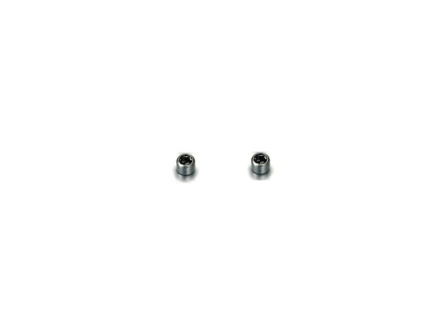 Benton Pharma My First Pendiente Botón Negro Acero
