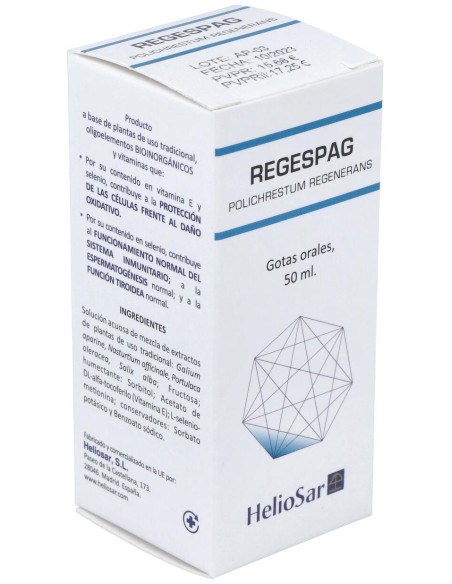 Heliosar Regespag Polichrestum 50Ml