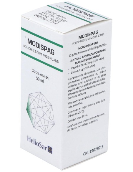 Heliosar Modispag Polichrestum Modificans 50 Ml