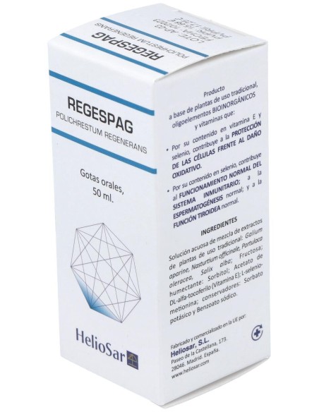 Heliosar Regespag Polichrestum 50Ml