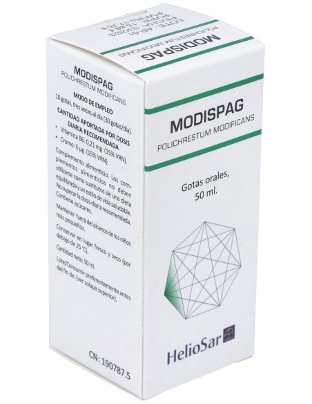 Heliosar Modispag Polichrestum Modificans 50 Ml
