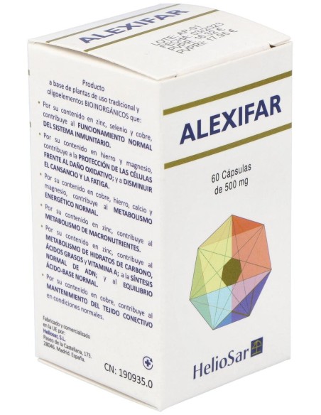 Heliosar Alexifar 60Caps