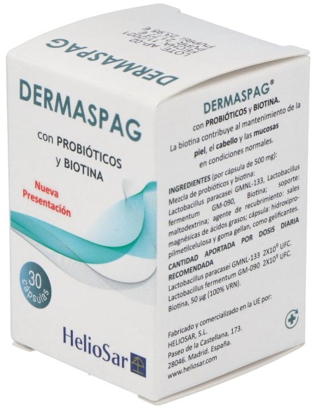 Heliosar Dermaspag 30Caps